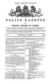 New South Wales Police Gazette 1862