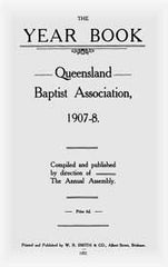 Image unavailable: Queensland Baptist Year Books 1907-20
