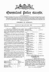 Image unavailable: Queensland Police Gazette 1903