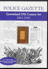 Image unavailable: Queensland Police Gazette 19th Century Set 1864-1900