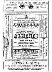 Image unavailable: Slaters Queensland Almanac 1882