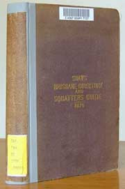 Brisbane Directory & Squatters Guide 1876