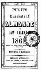 Image unavailable: Pugh's Almanac and Queensland Directory 1861