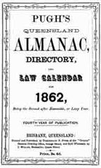 Image unavailable: Pugh’s Almanac and Queensland Directory 1862