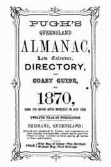 Image unavailable: Pugh's Almanac and Queensland Directory 1870