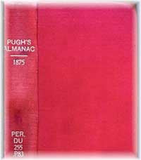 Image unavailable:  Pugh's Almanac and Queensland Directory 1875