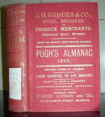 Image unavailable: Pugh's Almanac & Queensland Directory 1890