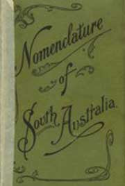 Nomenclature of South Australia - R. Cockburn