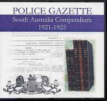 Image unavailable: South Australian Police Gazette Compendium 1921-1925