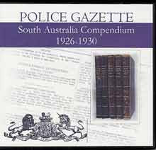 Image unavailable: South Australian Police Gazette Compendium 1926-1930