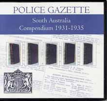 Image unavailable: South Australian Police Gazette Compendium 1931-1935