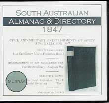 Image unavailable: South Australian Almanac and Directory 1847 (Murray)