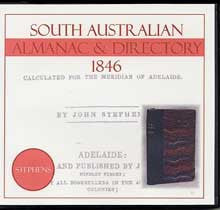 Image unavailable: South Australian Almanac and Directory 1846 (Stephens)