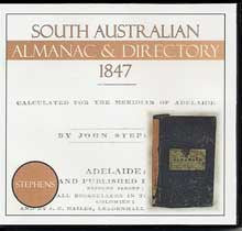 Image unavailable: South Australian Almanac and Directory 1847 (Stephens)