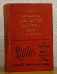 Tasmania Post Office Directory 1947 (Wise)