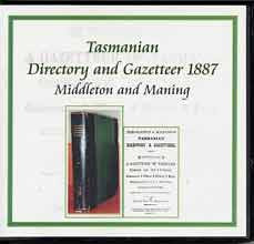 Image unavailable: Tasmanian Directory and Gazetteer 1887 (Middelton & Maning)