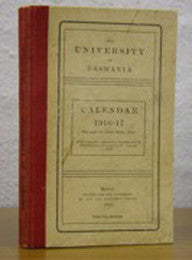 Calendar of the University of Tasmania 1916-17