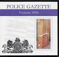 Image unavailable: Victoria Police Gazette 1896