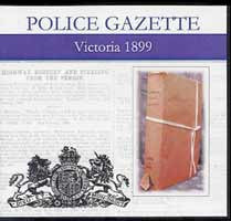 Image unavailable: Victoria Police Gazette 1899