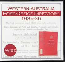 Image unavailable: Western Australia Post Office Directory 1935-36 (Wise)