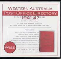 Image unavailable: Western Australia Post Office Directory 1941-42 (Wise)
