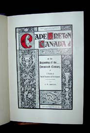 Cape Breton, Canada, at the Beginning of the Twentieth Century - published 1903