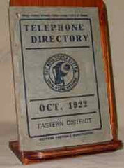 Nova Scotia  Eastern District Telephone Directory 1922  (about 5,600 listings.)