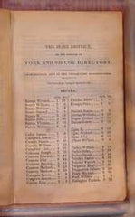 City of Toronto & the Home District Directory for 1837, by George Walton.