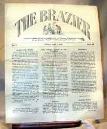 The Brazier - 1 April 1917 - A “Trench Journal” printed and published at the front.