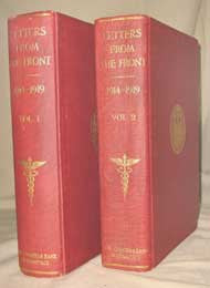 Letters from the Front in 2 volumes, c1920, with Supplement published by C. B. C.