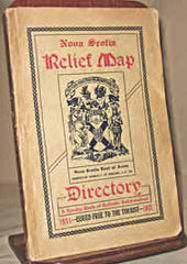 Nova Scotia Relief Map & Directory - 1931