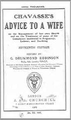 Image unavailable: Chavasse's Advice to a Wife, (15th ed), 1909