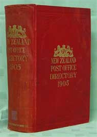 New Zealand Post Office Directory 1905 (Wise's)