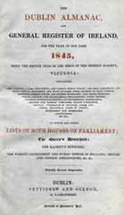 Image unavailable: Pettigrew & Oulton, Dublin Almanac & General Register of Ireland (1845)