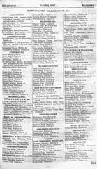 Pigot's Commercial Directory of Ireland, 1824, Leinster & Dublin sections