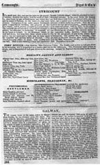 Pigot's Commercial Directory of Ireland, 1824, Connaught section