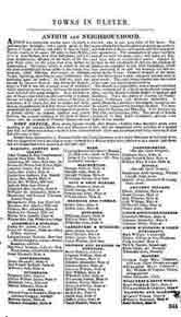 Slater's Commercial Directory of Ireland, 1846, Ulster & Belfast Sections